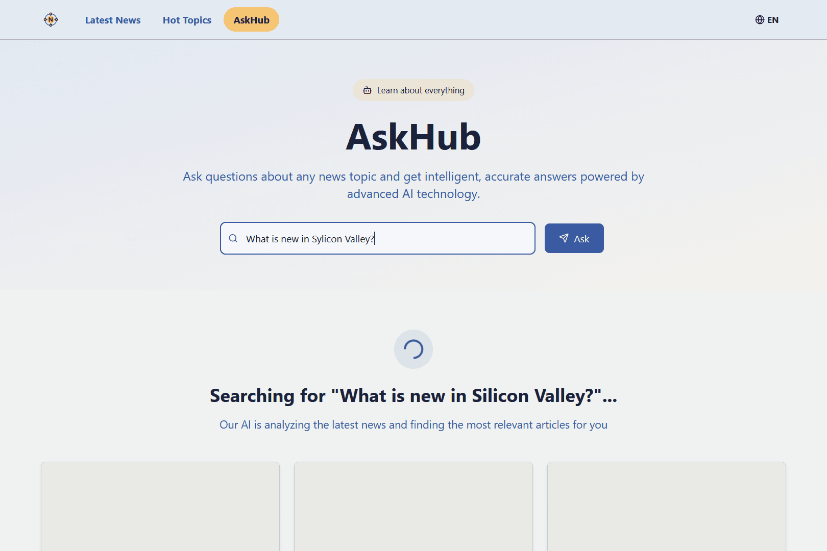 AskHub - A RAG used to explore the news - Image 1